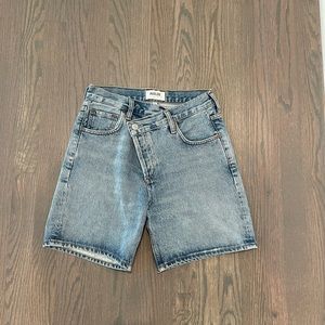 Agolde Criss Cross Shorts